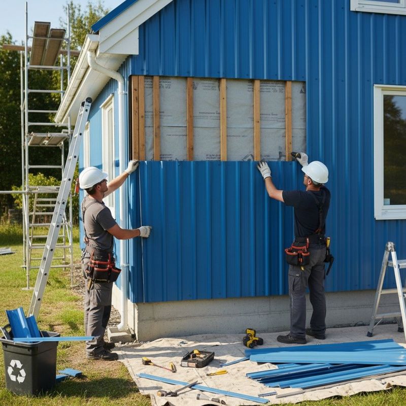 Our team working on Siding Service projects in Pell City, AL
