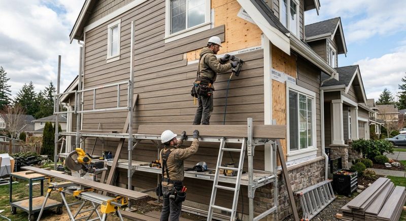 Composite Siding Installation in Moody, AL