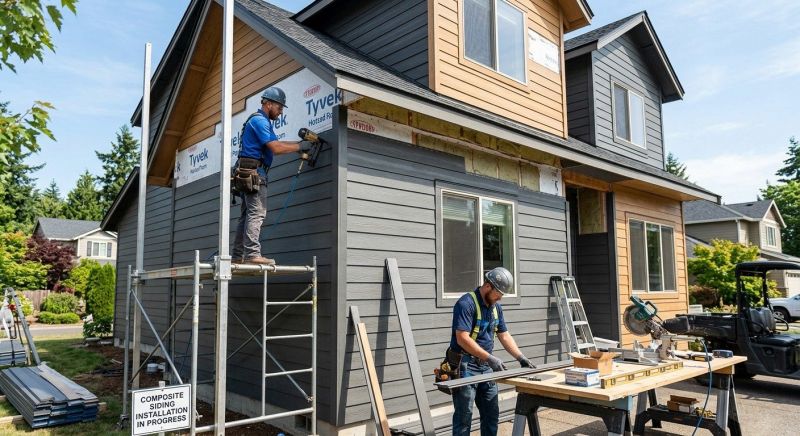 Composite Siding Installation in Moody, AL