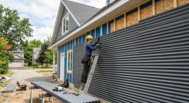 Corrugated Siding Installation in Pell City, AL