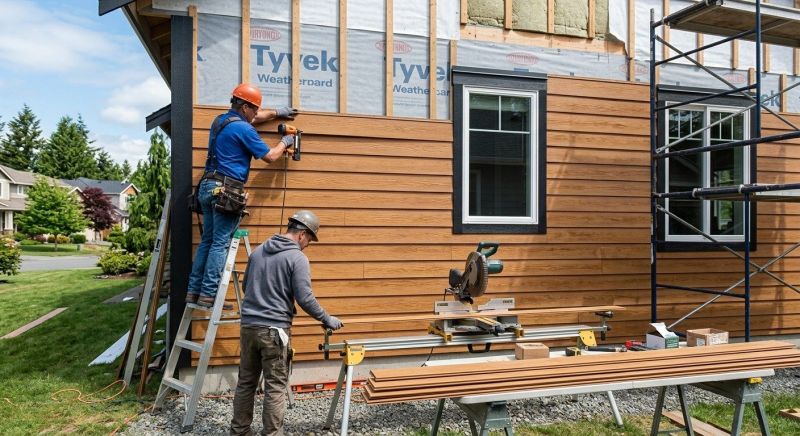 Faux Wood Siding Installation in Pell City, AL