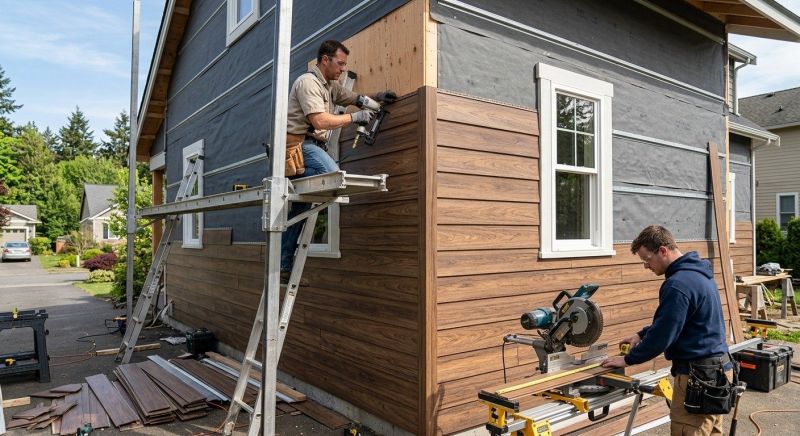 Faux Wood Siding Installation in Springville, AL