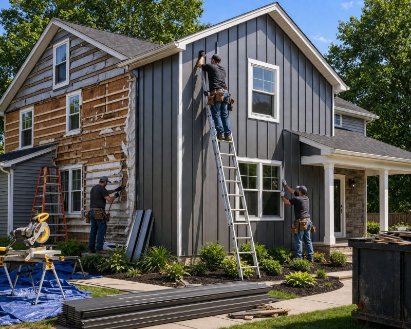 Vertical Siding Replacement in Pell City, AL